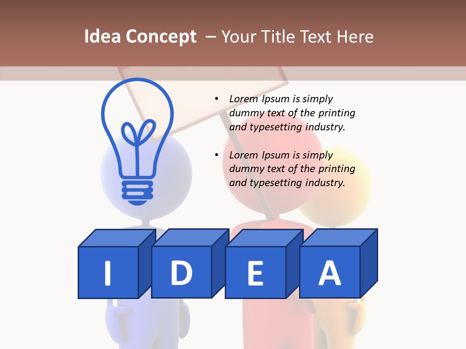 Using Card Empty PowerPoint Template