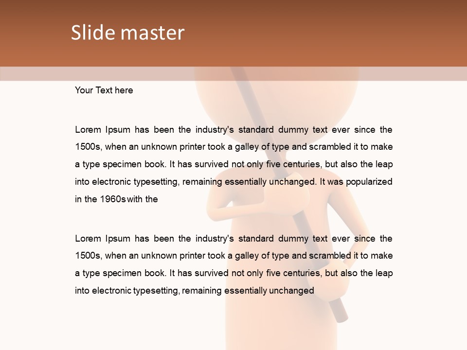 One Sign Humor PowerPoint Template