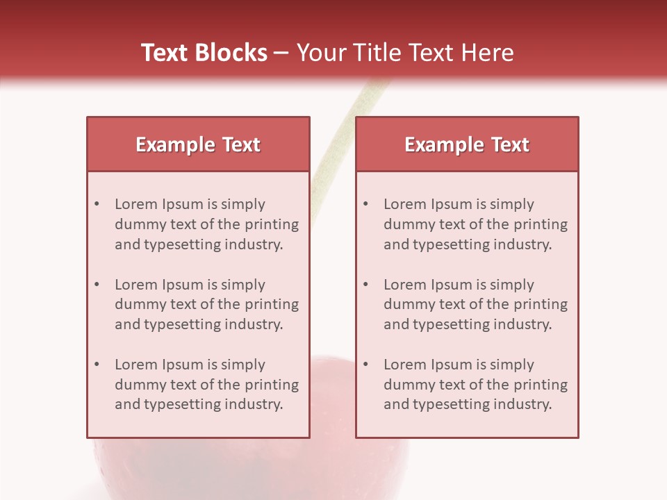 Health Care Small Delicious PowerPoint Template