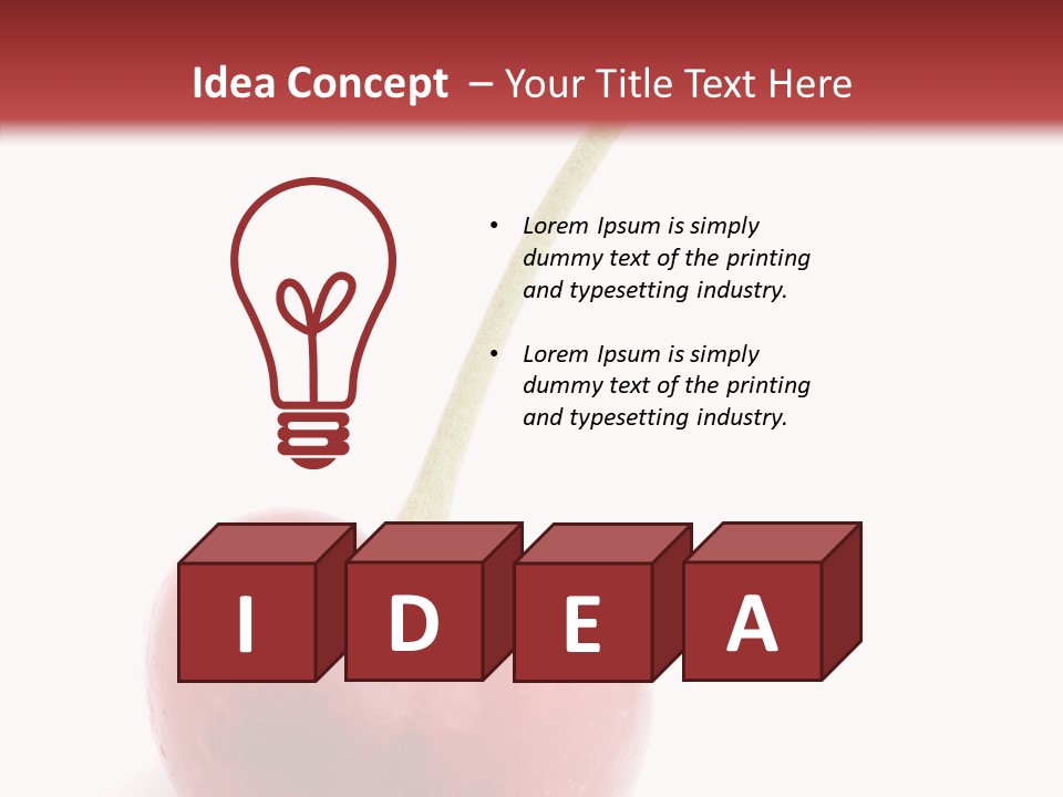 Health Care Small Delicious PowerPoint Template