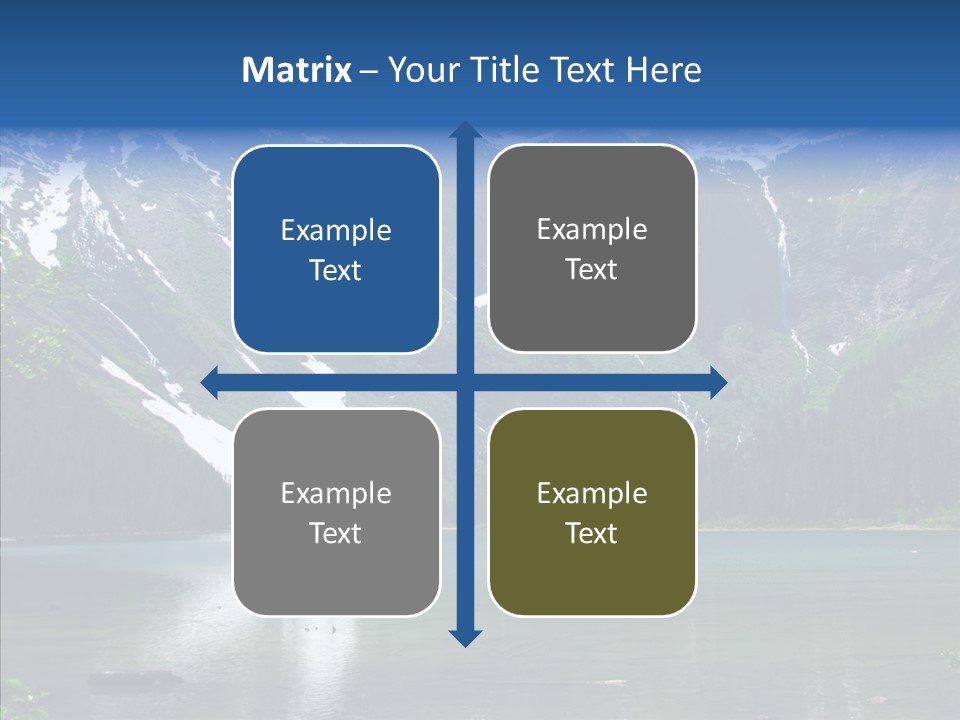 Reflection Nobody Tree PowerPoint Template