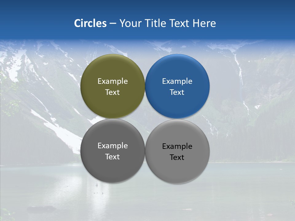 Reflection Nobody Tree PowerPoint Template