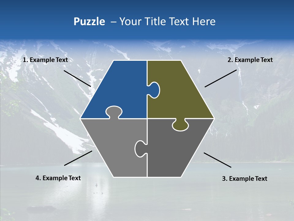 Reflection Nobody Tree PowerPoint Template