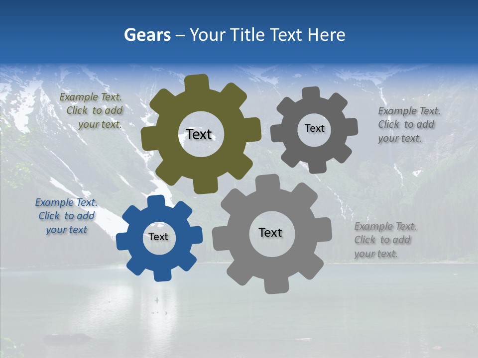 Reflection Nobody Tree PowerPoint Template