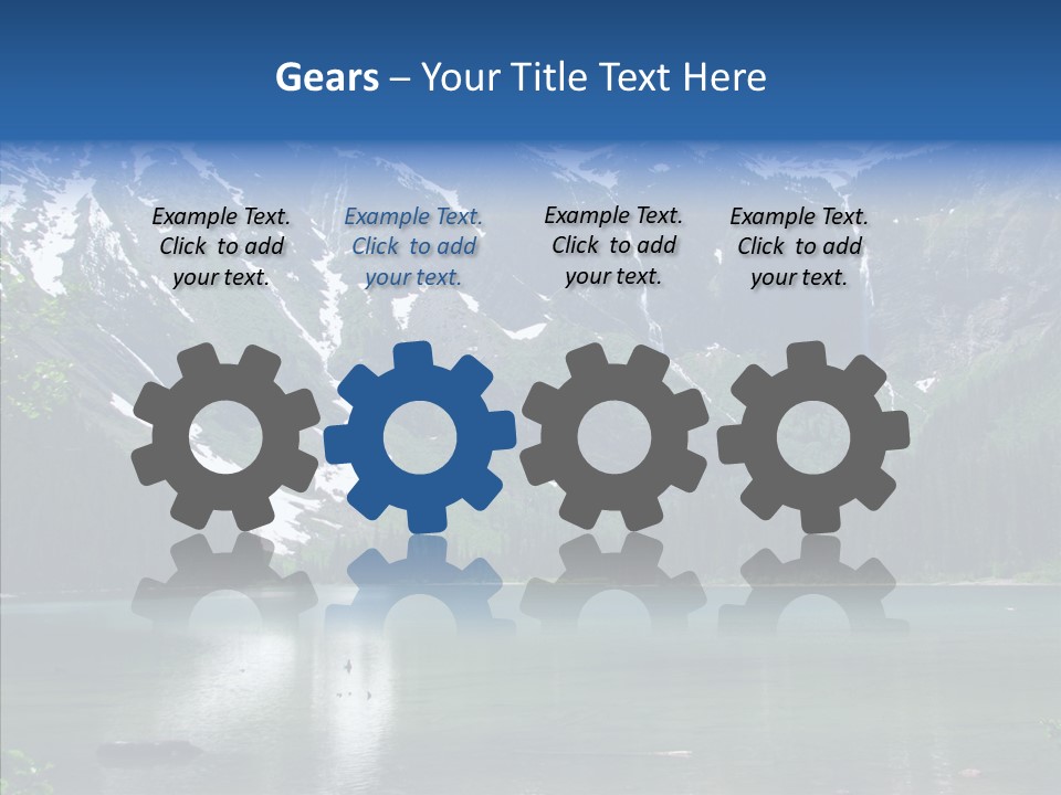 Reflection Nobody Tree PowerPoint Template