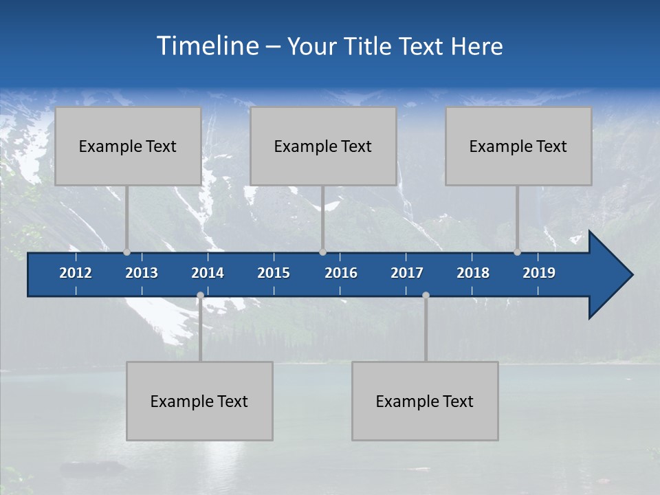 Reflection Nobody Tree PowerPoint Template