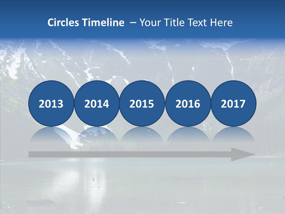 Reflection Nobody Tree PowerPoint Template