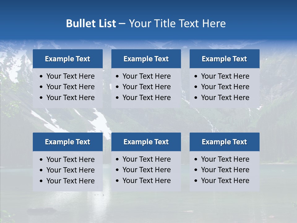 Reflection Nobody Tree PowerPoint Template