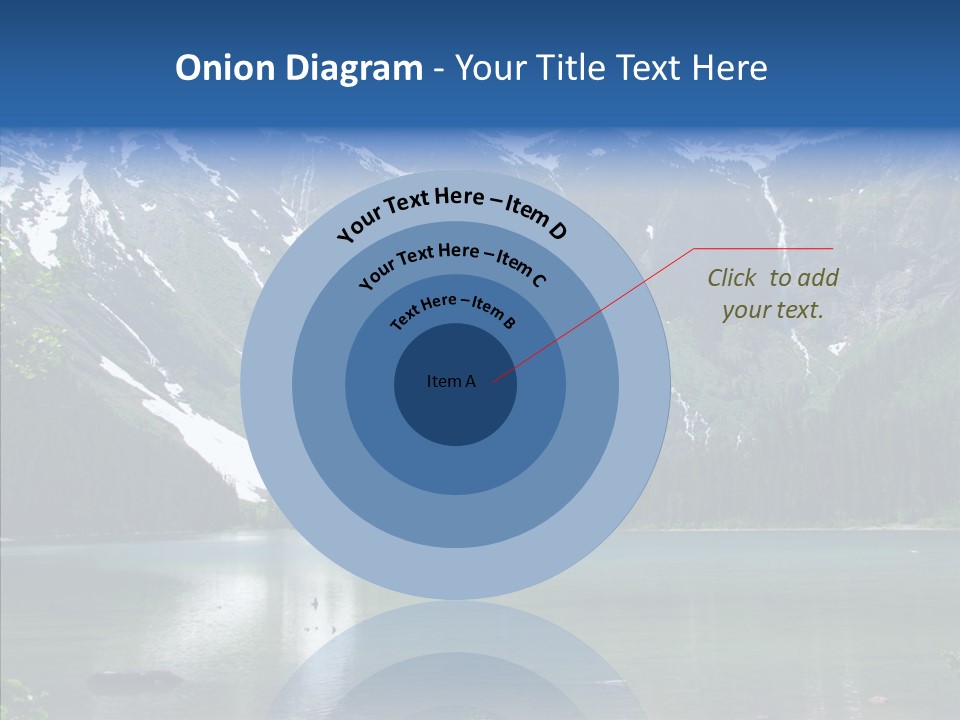 Reflection Nobody Tree PowerPoint Template