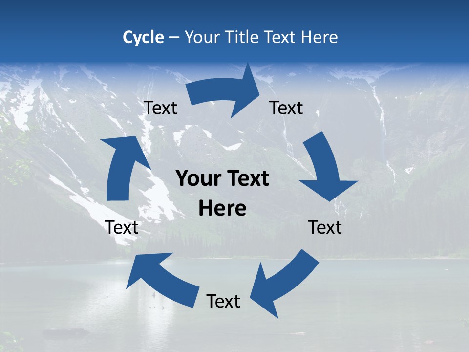 Reflection Nobody Tree PowerPoint Template
