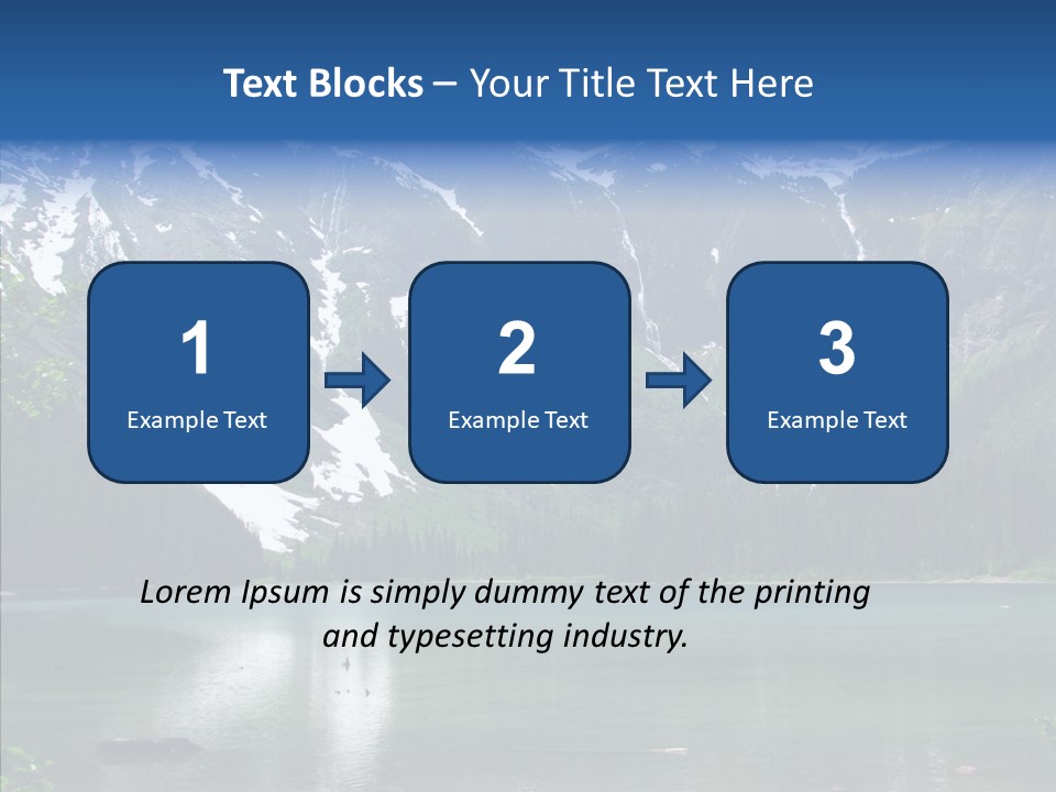 Reflection Nobody Tree PowerPoint Template