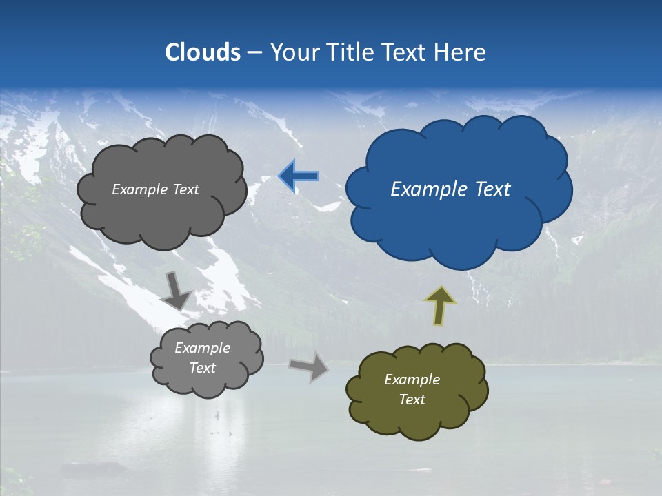 Reflection Nobody Tree PowerPoint Template