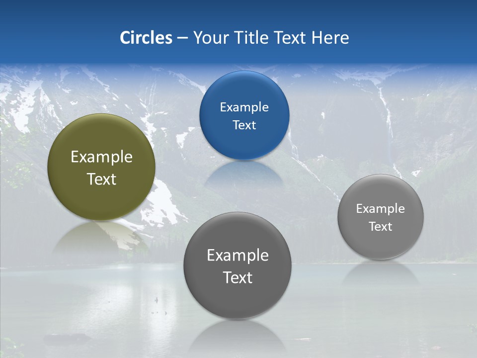 Reflection Nobody Tree PowerPoint Template