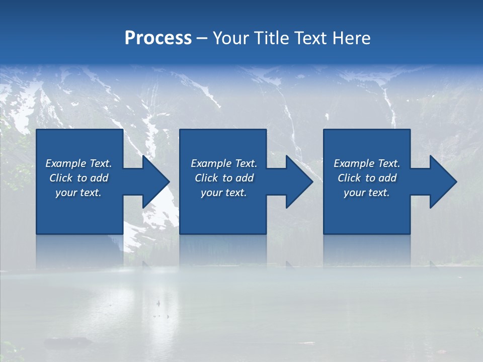 Reflection Nobody Tree PowerPoint Template