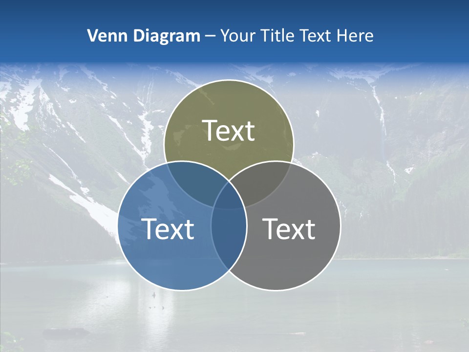 Reflection Nobody Tree PowerPoint Template