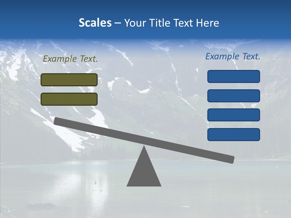 Reflection Nobody Tree PowerPoint Template