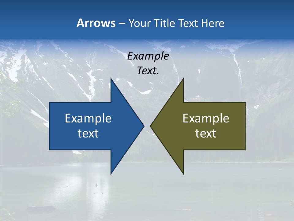 Reflection Nobody Tree PowerPoint Template
