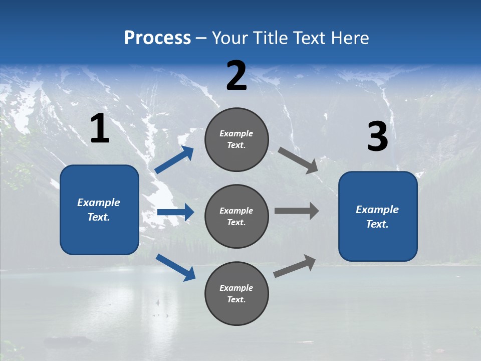Reflection Nobody Tree PowerPoint Template
