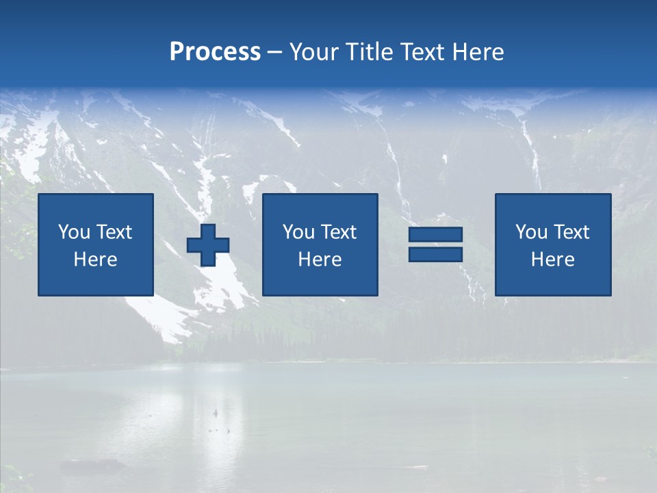 Reflection Nobody Tree PowerPoint Template
