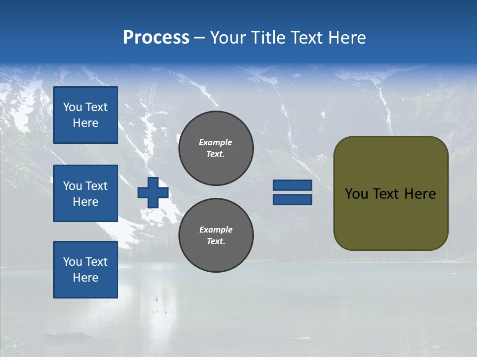 Reflection Nobody Tree PowerPoint Template