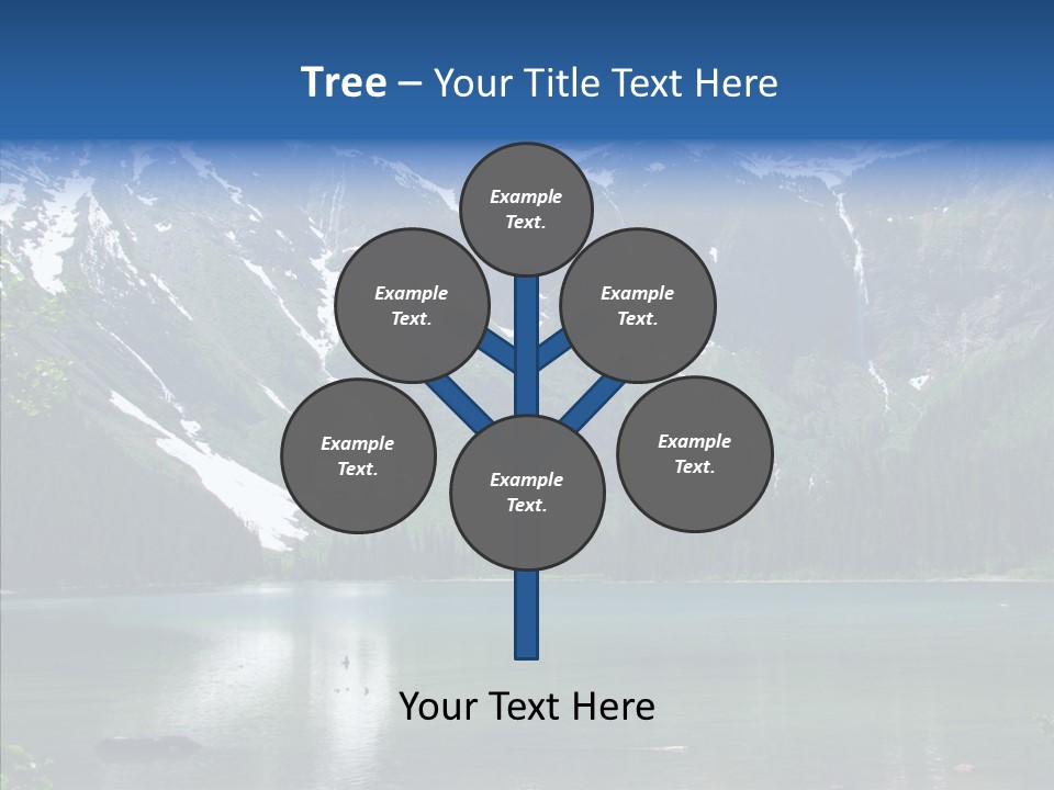 Reflection Nobody Tree PowerPoint Template