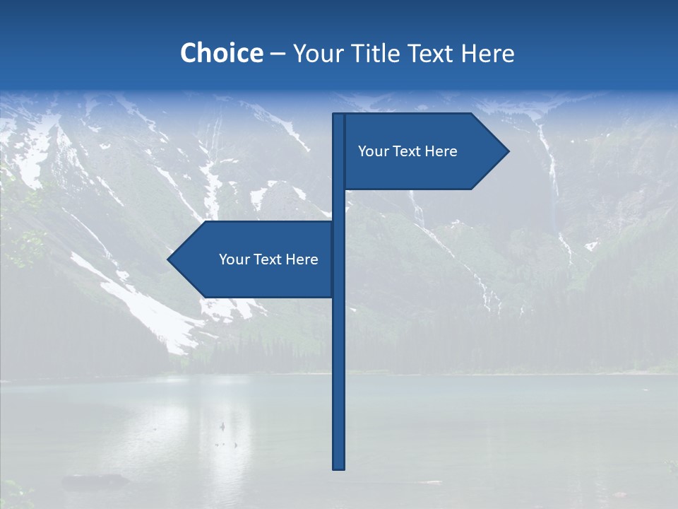 Reflection Nobody Tree PowerPoint Template