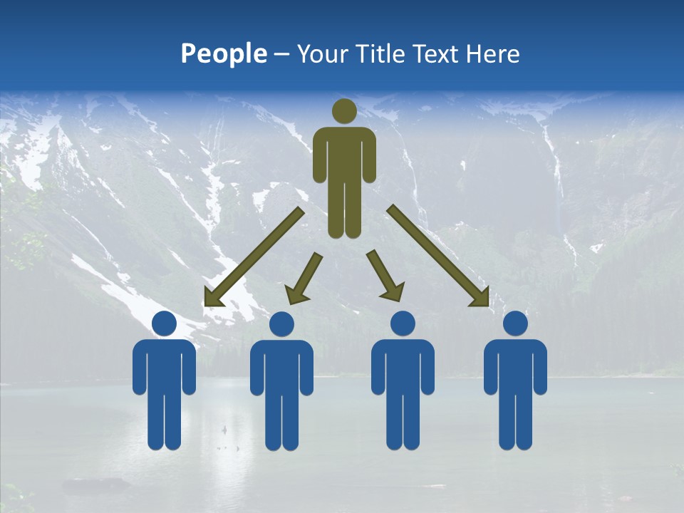 Reflection Nobody Tree PowerPoint Template