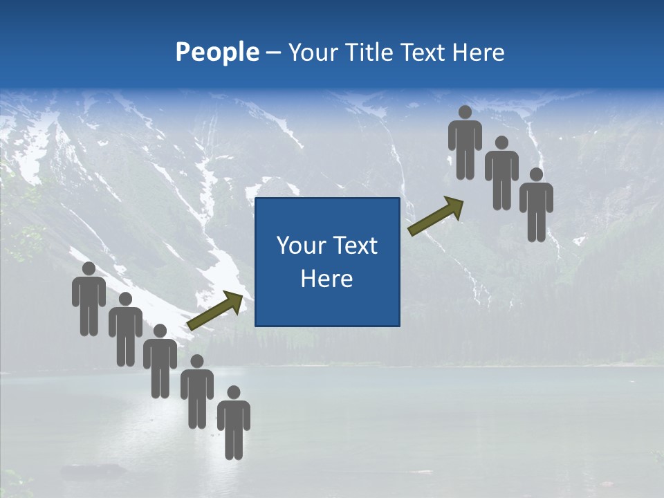 Reflection Nobody Tree PowerPoint Template