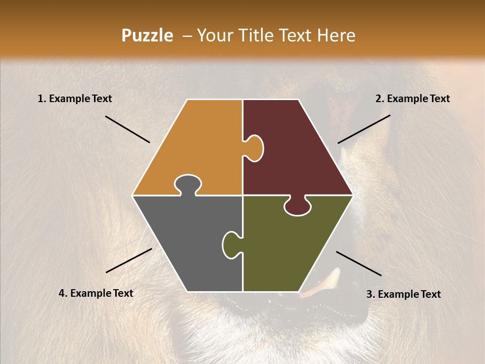 Feline Mouth Animal PowerPoint Template