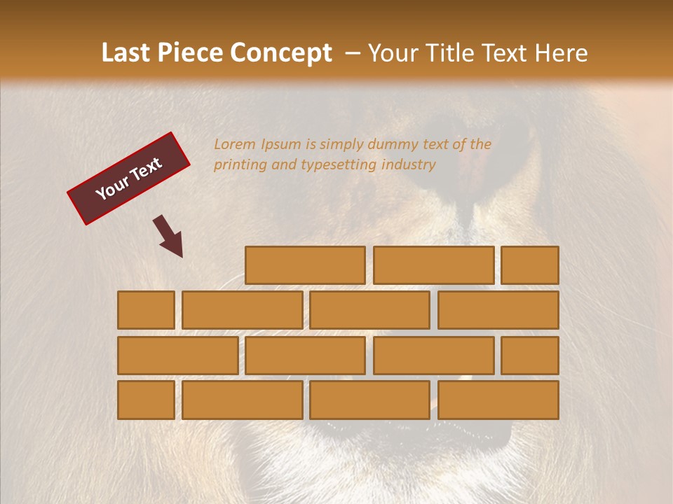Feline Mouth Animal PowerPoint Template