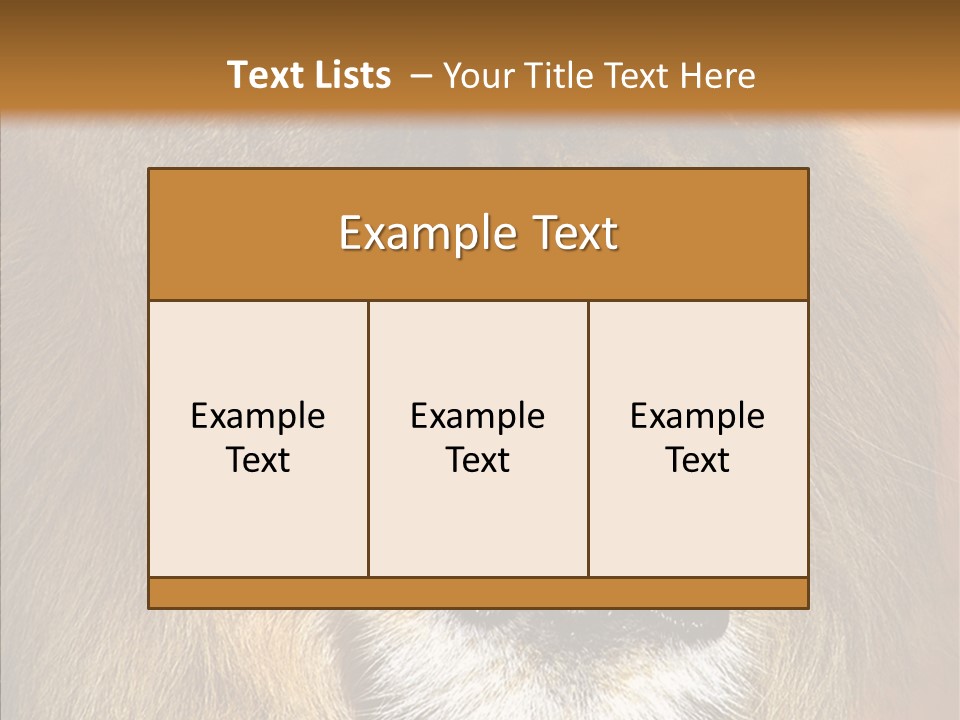Feline Mouth Animal PowerPoint Template