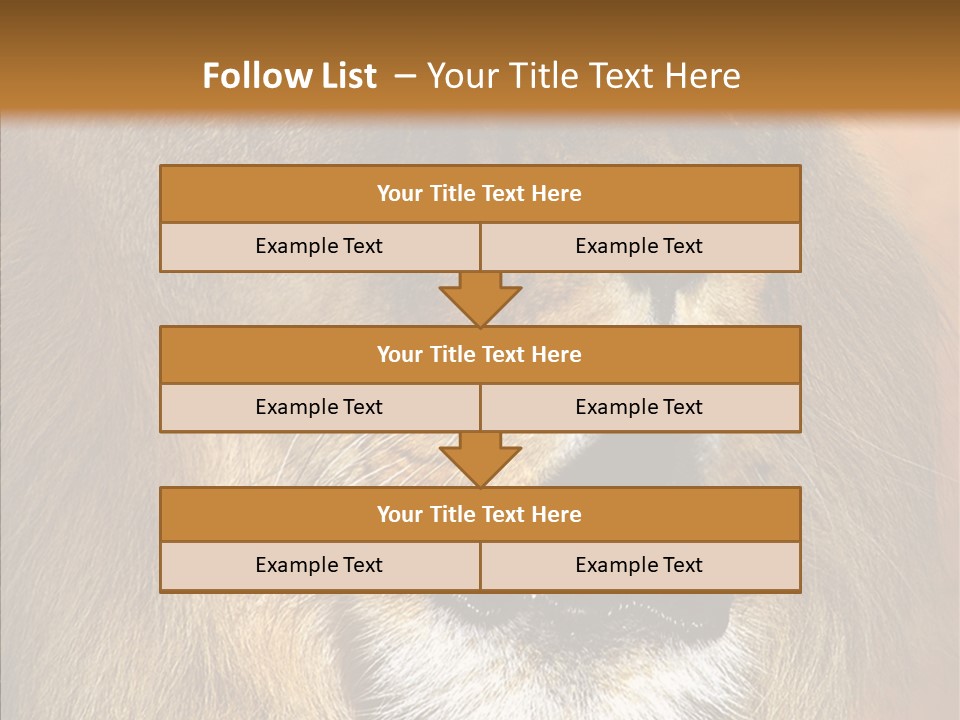 Feline Mouth Animal PowerPoint Template