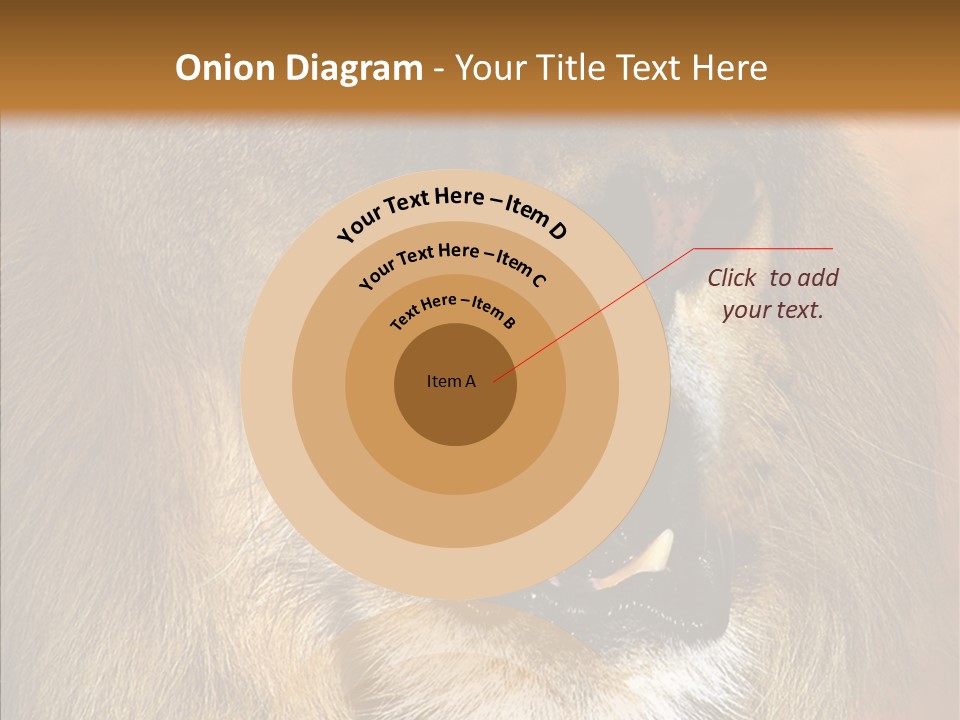 Feline Mouth Animal PowerPoint Template