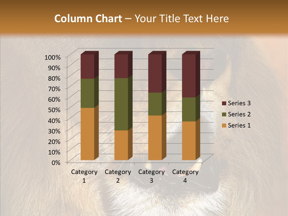 Feline Mouth Animal PowerPoint Template