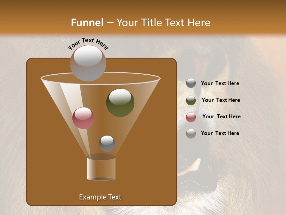 Feline Mouth Animal PowerPoint Template