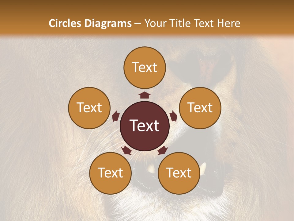 Feline Mouth Animal PowerPoint Template