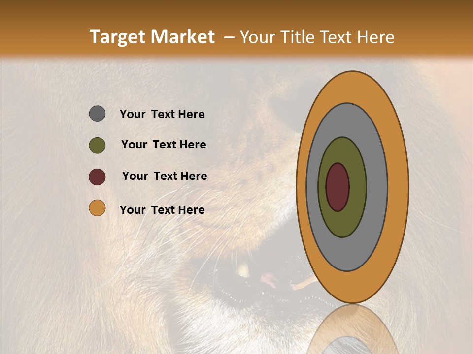 Feline Mouth Animal PowerPoint Template