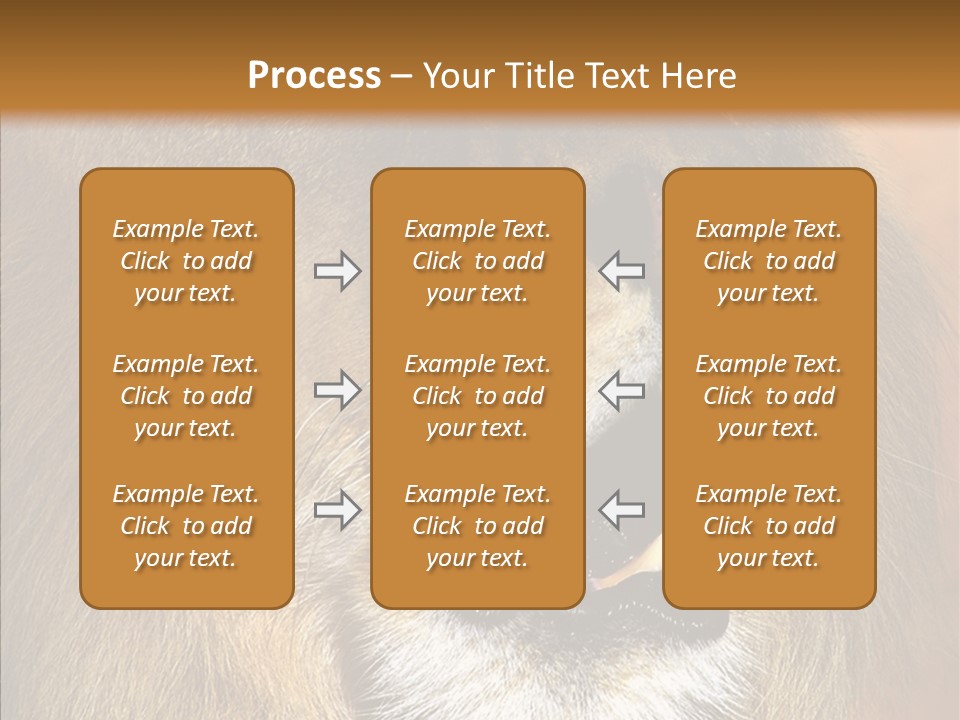Feline Mouth Animal PowerPoint Template