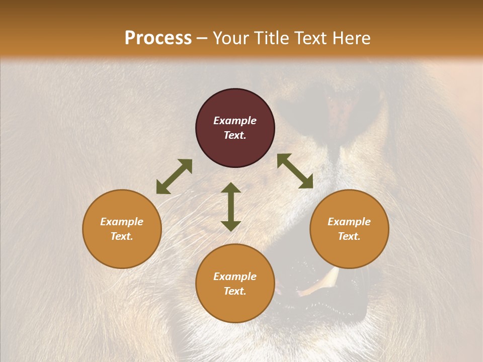Feline Mouth Animal PowerPoint Template