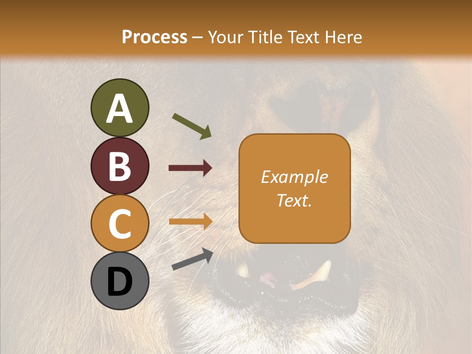 Feline Mouth Animal PowerPoint Template