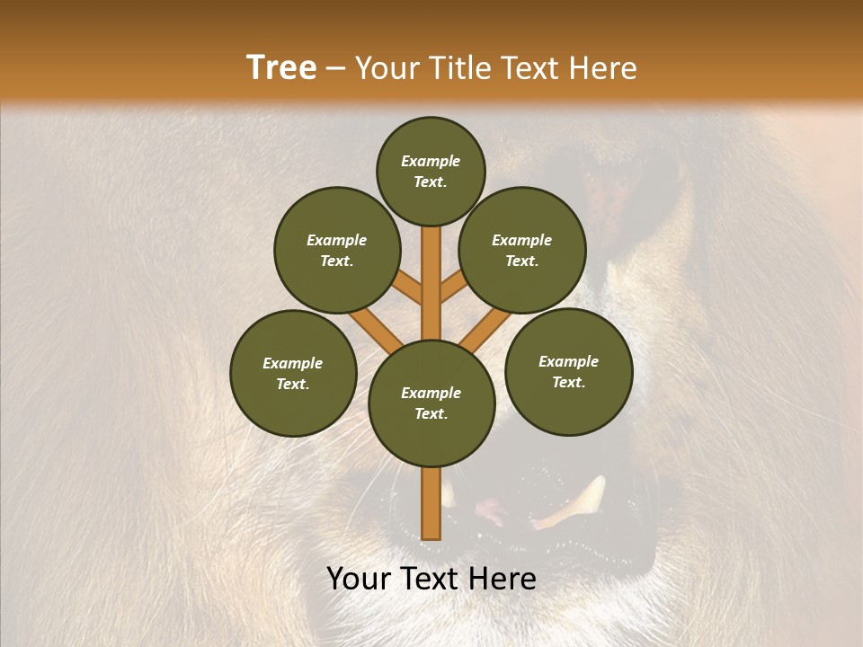 Feline Mouth Animal PowerPoint Template