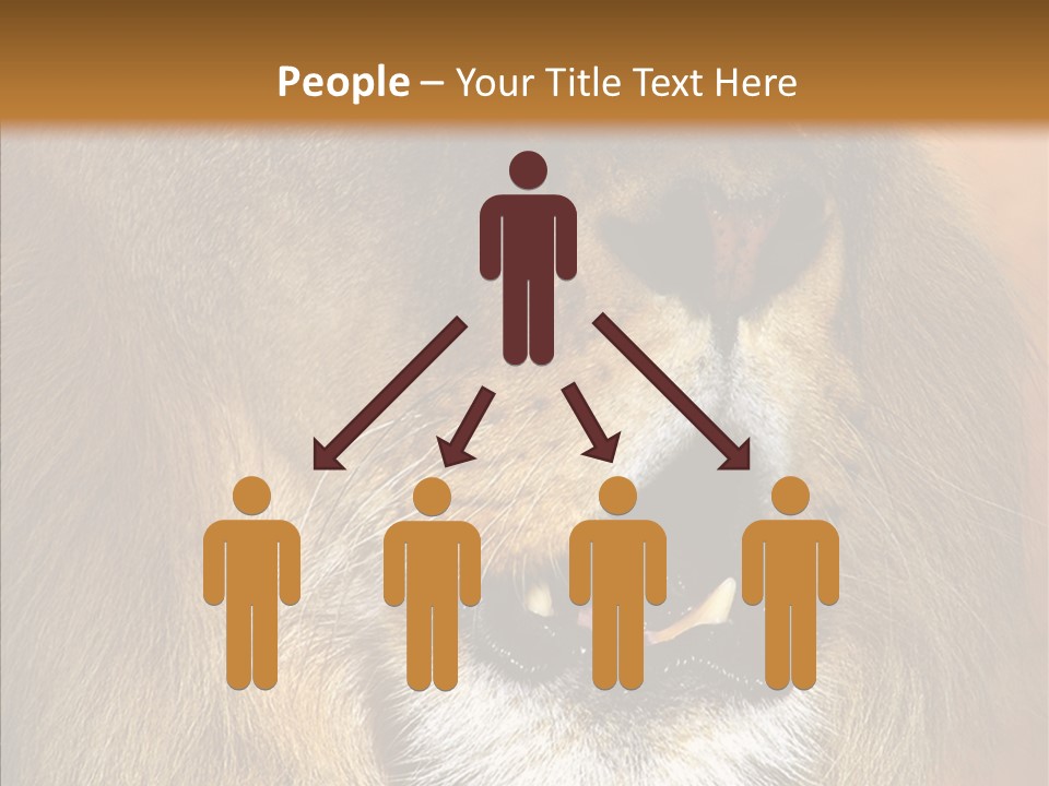 Feline Mouth Animal PowerPoint Template