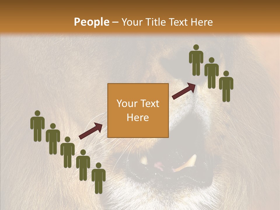 Feline Mouth Animal PowerPoint Template