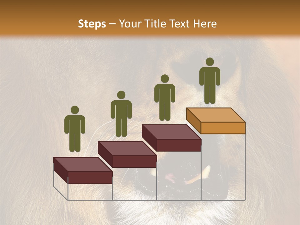 Feline Mouth Animal PowerPoint Template