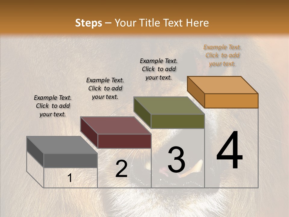 Feline Mouth Animal PowerPoint Template
