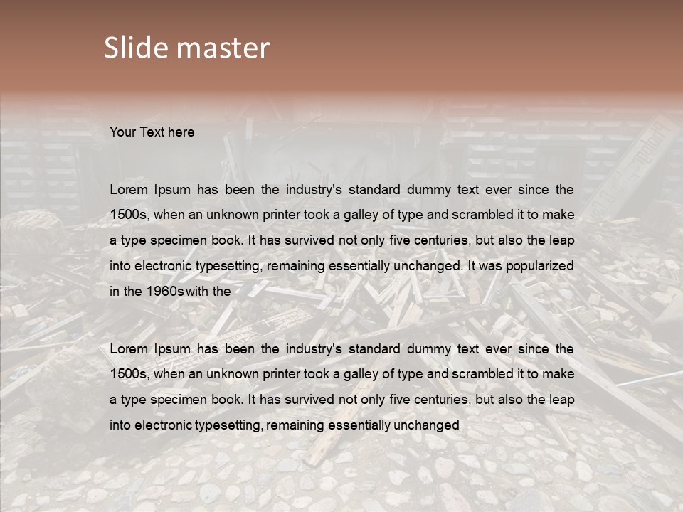 European Building Killed PowerPoint Template