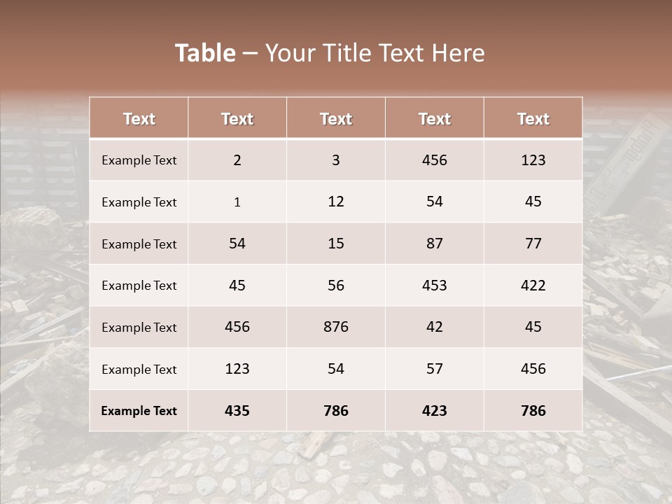 European Building Killed PowerPoint Template