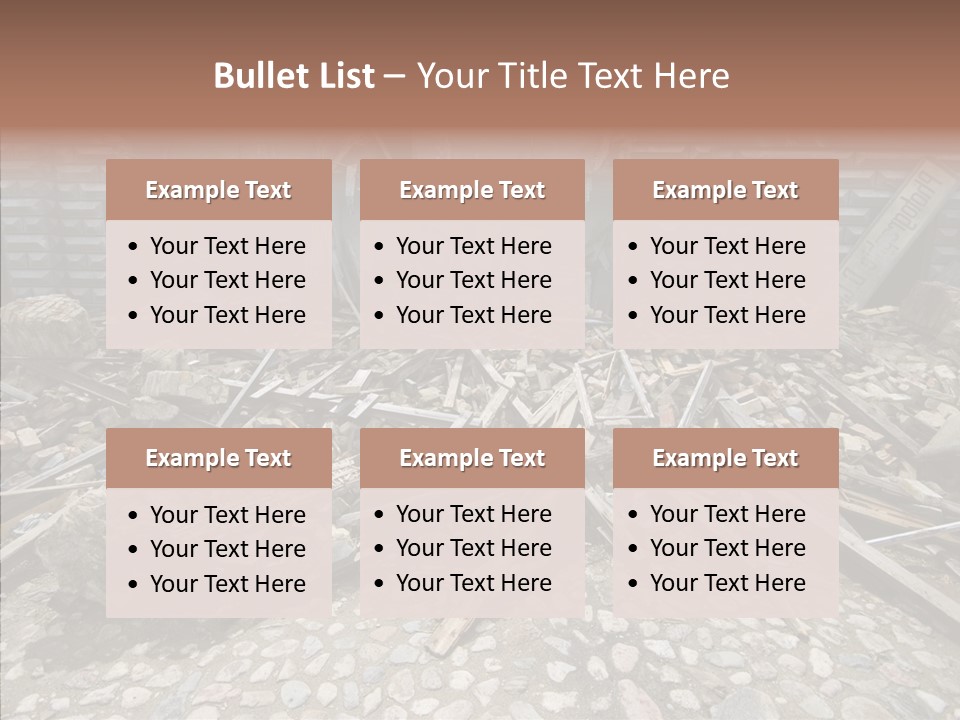 European Building Killed PowerPoint Template