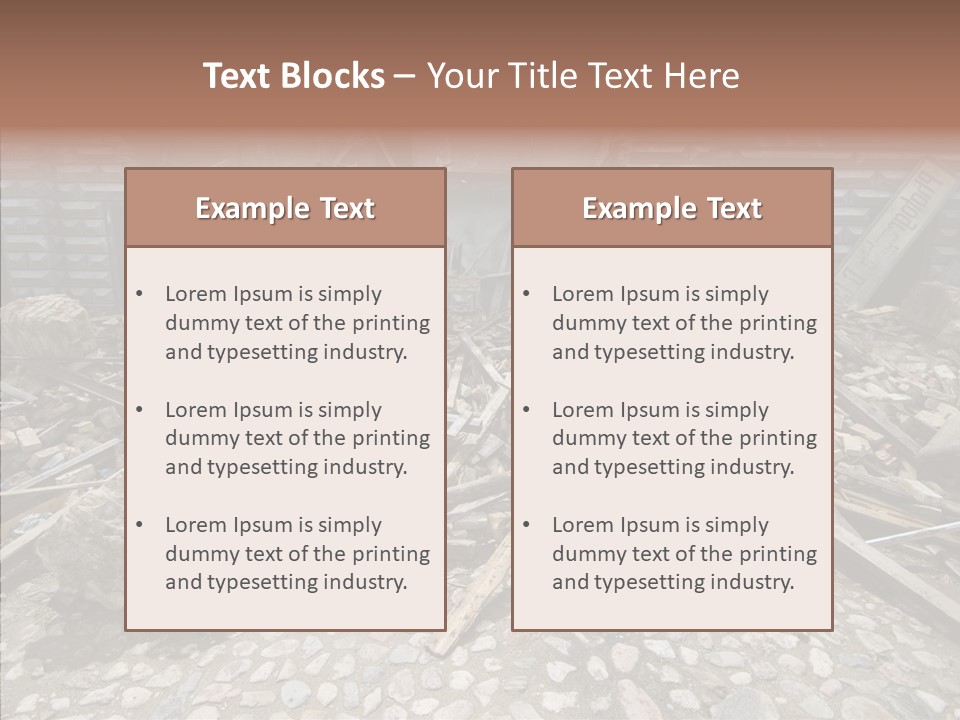 European Building Killed PowerPoint Template