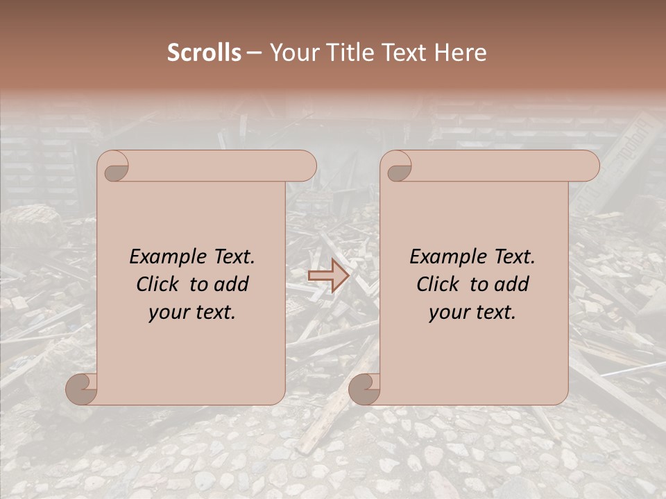European Building Killed PowerPoint Template